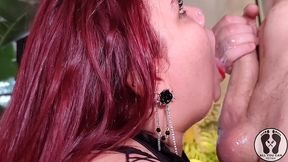 eris_bbw1 knows how to suck - deepthroat facefucking