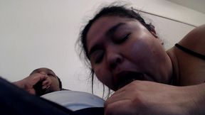 dees sour face bj vid with plenty of grossed out gags