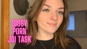 Sissy Porn JOI Task - Encouraged Bi Sissification Verbal Humiliation