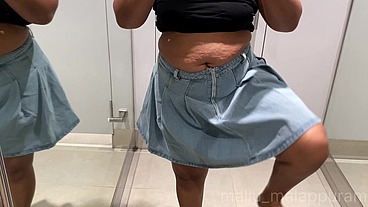 Mallu Wife Trying Sexy Dresses In Trail Room And Fingering From Shopping Mall Trail Room,Malappuram, Kerala