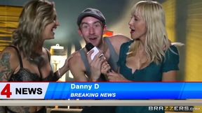 Brazzers - Tattooed Kleio Valentien &amp; Danny Film a Loud All Day Sex Tape in a Shady Neighborhood