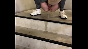 on my birthday i&#039_m so naughty and piss in the public stairwell