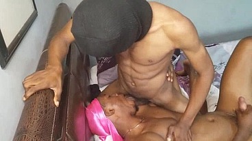 Sexy young guy fuck two bottoms in epic threesome