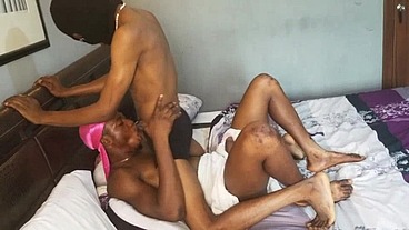 Sexy young guy fuck two bottoms in epic threesome