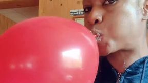 Popping Balloons with my booty