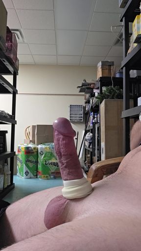 Bulging thick hard cock