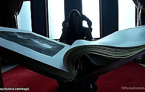Shemale Vampire fucks bound cheerleader