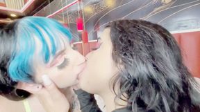 TWO HORNY GIRLS IN THE HOT NIGHT OF DEEP KISSES -- BY THAY FLORES AND PENELOPE PINK - CLIP 3 IN FULL HD