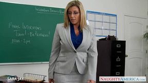 MILF Teacher Sara Jay fuck student