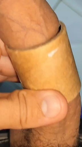 Cock Ring Inflating the Dick in Second and Gets Stuck.