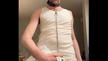 Sexy fag jerk and cum