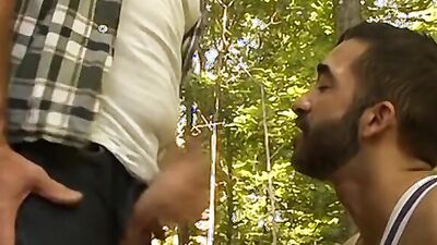 Mike Dreyden and Chad Brock & David Chase engage in steamy outdoor threesome with a wild twist