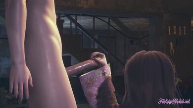 Kimetsu no Yaiba - Nezuko jerk off and fucked