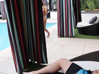 Lascivious Trans Bimbo Neighbour Gets Anal Pounding & Creampie - Brittney Kade, Steve Rickz
