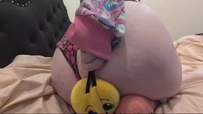 Plushie Ass Humping and Bouncing on Cute Toy