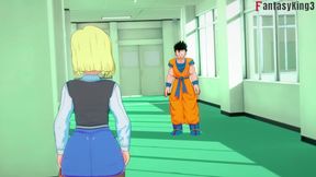 Android 18 likes that Videl watches her fuck Gohan - DragonBall Zex Series