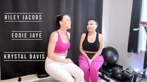 Double Deep Throat Action With Two Hot Milf Partners