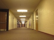 I sent this video to my boss on my last day of work.  Running down the hall outside of his office.