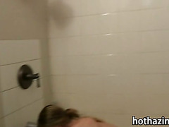 Group of poor rushes cleaned the bathroom and had lesbian acts
