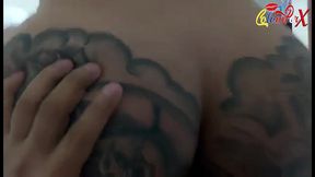 reverse cowgirl ride – my colombian bounces her ass on my cock – colomperx