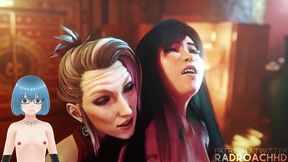 tifa gets it in both holes radroachhd