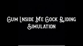 Cum Inside Me Cock Riding Simulation