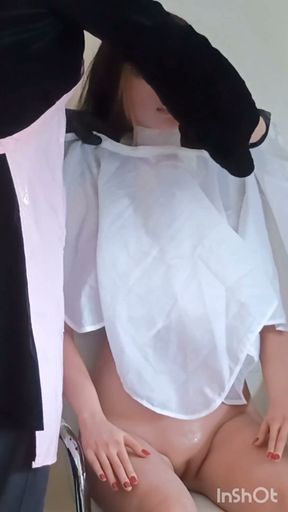 Hot girl Lauren modeling shorty capes nude fetish play   Clip 2