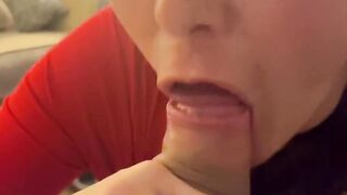 Gamer FELLATIO with Oral Jizzed