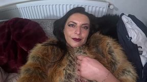 playing with furs, down-jackets and a special new sex toy 271