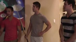 Muscle boy humps another boy