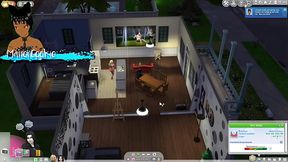 Sims 4 - Going on dates &mdash;  random threesome and getting a job