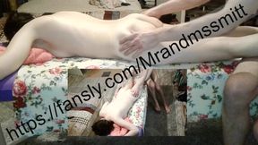 помассировал пизденку горячей милфе