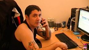 Sensuous Brunette With Large Boobs Enjoys Giving Fantastic Mouth Jobs to Men