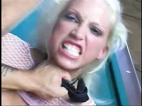 Horny babe getting both her holes fucked hard on the pool table