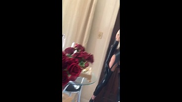 She is a Tgirl with a massive destruction weapon dominating fags