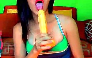 Shemale anal masturbation