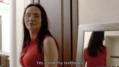 TUTOR4K. Fake English got the best and most pleasant lesson in her life