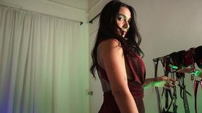 sensual latina seduces me in her first casting