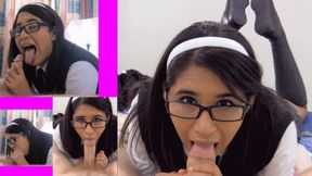 Hogwarts witch eRica is summoned to suck cock