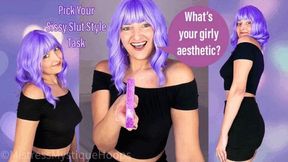 Pick Your Sissy Slut Style Task - What is your style as a woman? - Sissification and Feminization Training Task with Femdom Mistress Mystique - WMV