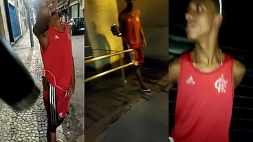 Abordei um novinho na central e deu bom