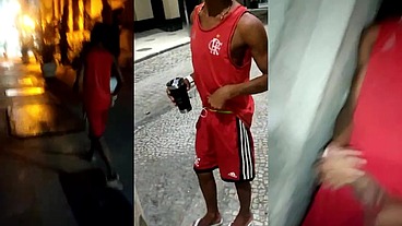 Abordei um novinho na central e deu bom