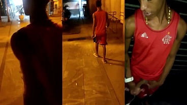 Abordei um novinho na central e deu bom