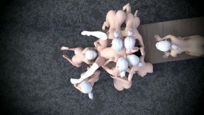 Fggb Japanese Girl Gangbanged and Strap on Fucked by Elves