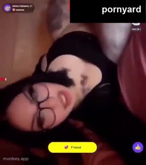 Amateur teen reacts to homemade porn