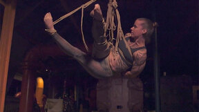 Sexy blonde MILF experienced bondage action for the first time