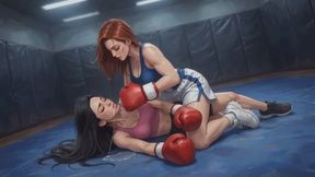 Mixed Boxing Stories #2B: Auburn Boxer Confesses Total Domination on the Mats (Animated)