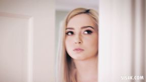 ”SISTERTRICK - Lexi Lore rides her hidden step brother's dick”