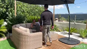 Chubby French wife cheats on her husband in the kitchen