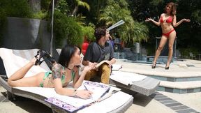 Poolside MILF's Wet and Wild Adventure — A Sexy Outdoor Fuck Fest.